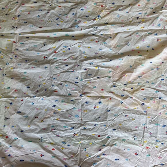 Ken‎ Done Duvet Doona Cover 80s 90s Queen Size Parrots & Fish Colorful Tropical - Picture 9 of 14